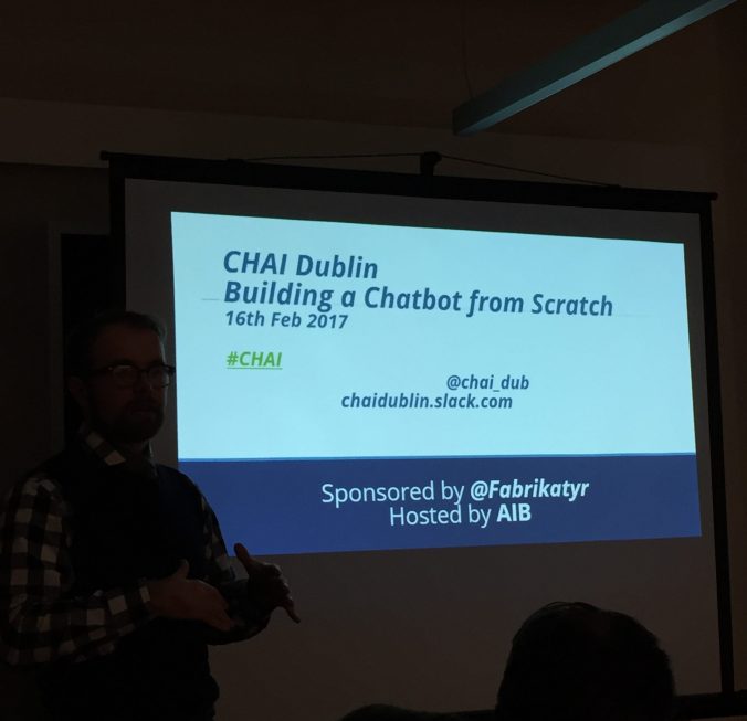 CHAI Dublin chatbots and AI meetup